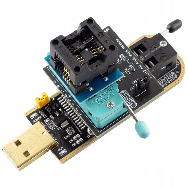 Mega zestaw programator EEPROM i Flash na CH341A pamięci serii 24 25 93 95