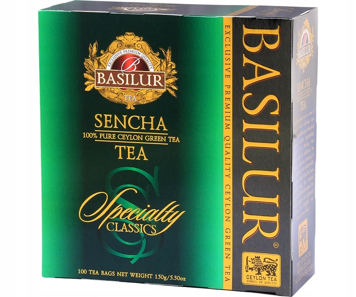 Herbata zielona Basilur Sencha Classics Ceylon - 100 x 1,5 g