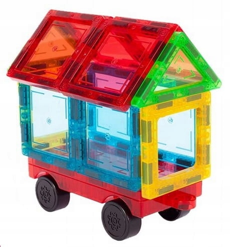 Klocki Magnetyczne 3D Magnetic Tiles Duży Zestaw 100 elementów