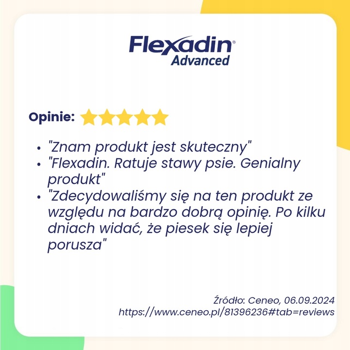VETOQUINOL Flexadin Advanced Dietetyczna Karma Dla Psów 180g