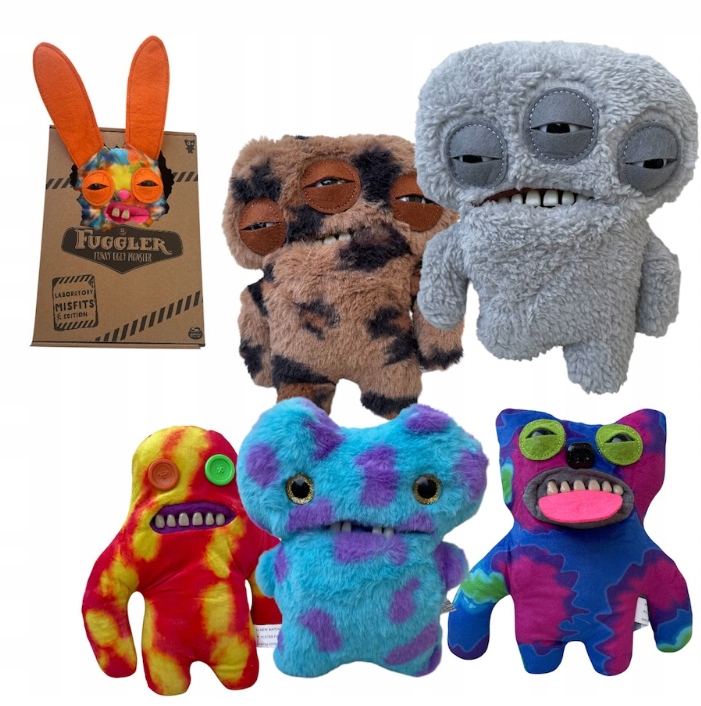 Pluszowy stworek z zębami – zabawna maskotka kolekcjonerska – 12 wzorów