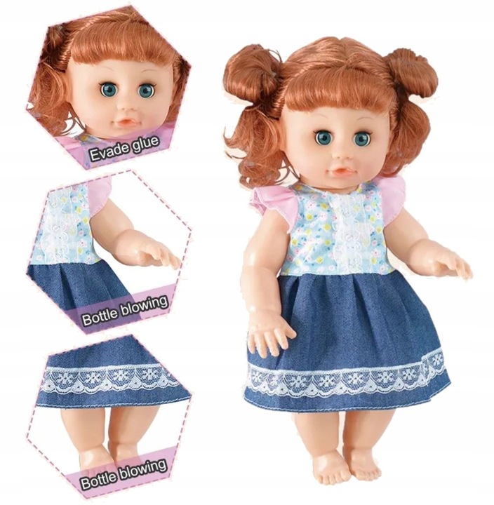 Bobas LALKA NEW BORN PIJE SIKA MOWI INTERAKTYWNA