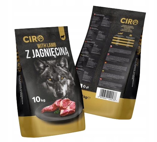CIRO KARMA SUCHA DLA PSA Z JAGNIĘCINĄ 41% MIĘSA 10KG