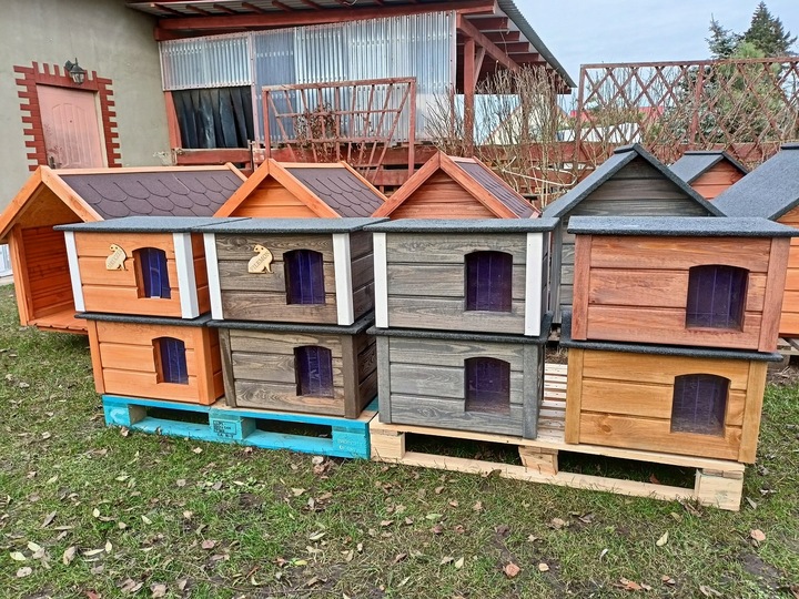 Buda budka dla kota ocieplana,solidna,różne kolory, Wysyła w całości PL