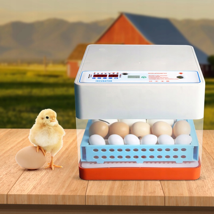 24-rolkowy inteligentny inkubator do jaj, automatyczny obrotowy inkubator
