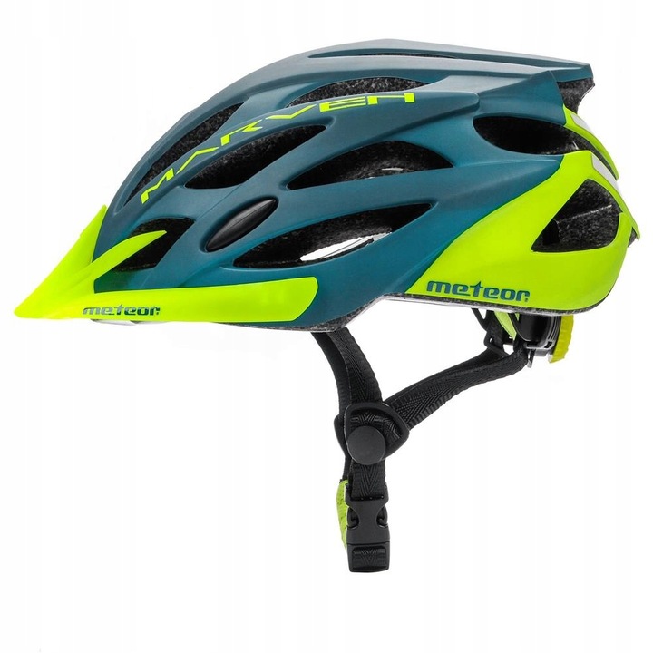 Kask rowerowy z daszkiem lekki regulowany na rower Meteor Marven L 58-61 cm