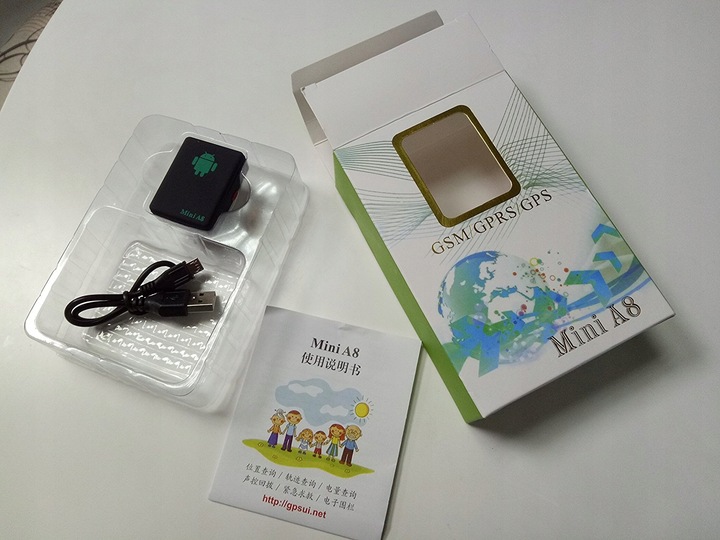 Mini LOKALIZATOR A8 Podsłuch GSM SIM