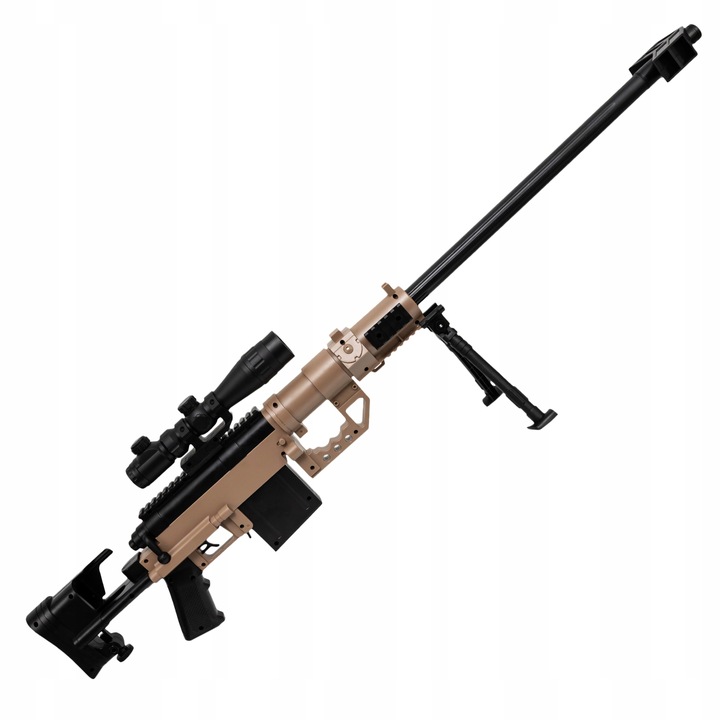 KARABIN SNAJPERSKI DLA DZIECI KULKI ŻELOWE SNAJPER PISTOLET LUNETA 16X M200