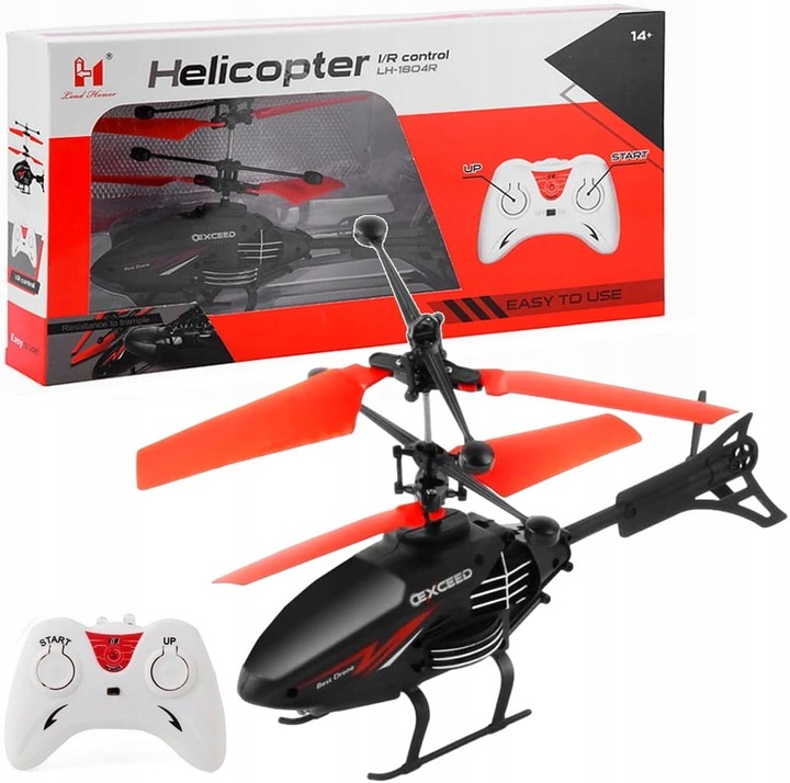HELIKOPTER ZDALNIE STEROWANY RC SAMOLOT + PILOT