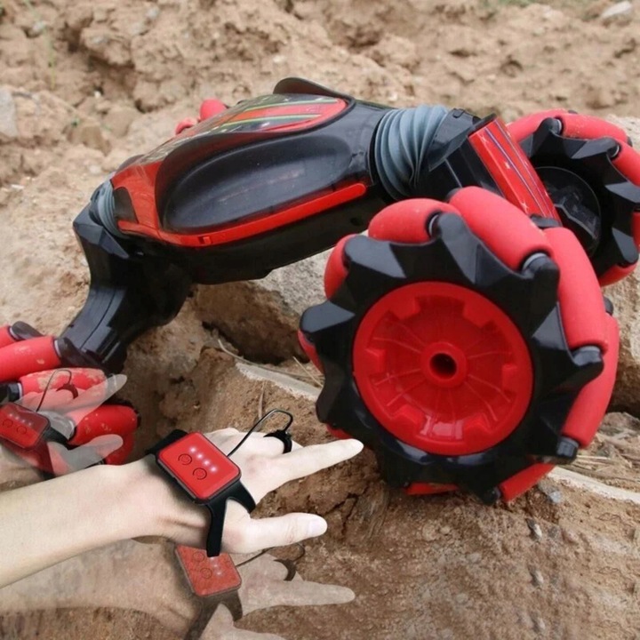 SAMOCHÓD STEROWANY GESTAMI RĘKĄ 4x4 +PILOT RC DRIFT+25km/h+duża bateria