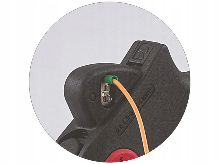 ŚCIĄGACZ IZOLACJI + ZACISKARKA DO TULEJEK 0,5-6mm2