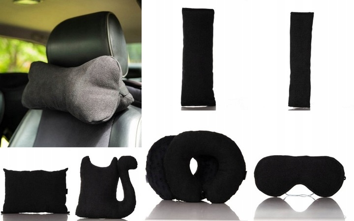 Poduszka i Nakładka na pas bezpieczeństwa 2w1