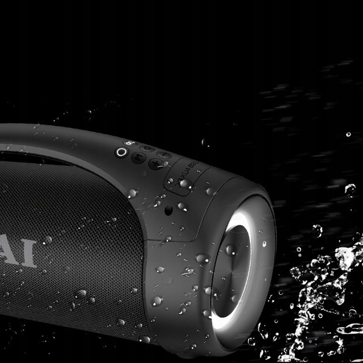 WODOSZCZELNY GŁOŚNIK BLUETOOTH LED AKAI ABTS-55