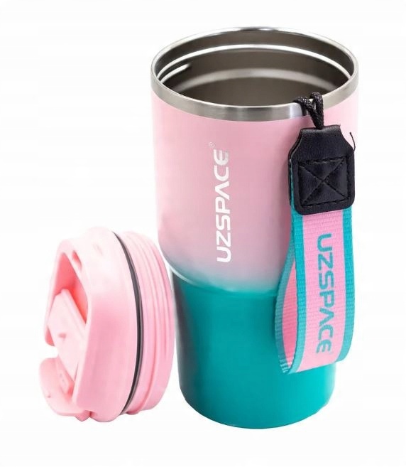 Kubek termiczny na kawę herbatę do samochodu szczelny wygodny 580 ml Termos