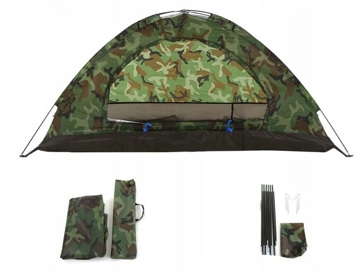 NAMIOT 3 OSOBOWY WĘDKARSKI TURYSTYCZNY WOJSKOWY SZYBKO ROZKŁADANY