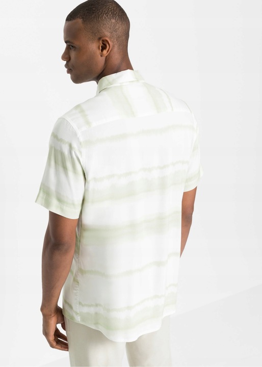 B.P.C męska koszula nadruk krótki rękaw r.43/44