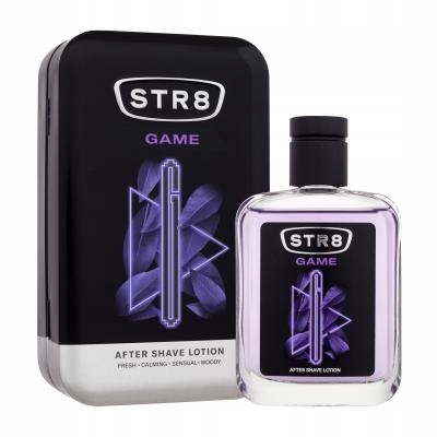 STR8 woda płyn po goleniu GAME STR8 100 ml after shave lotion GAME NOWOŚĆ