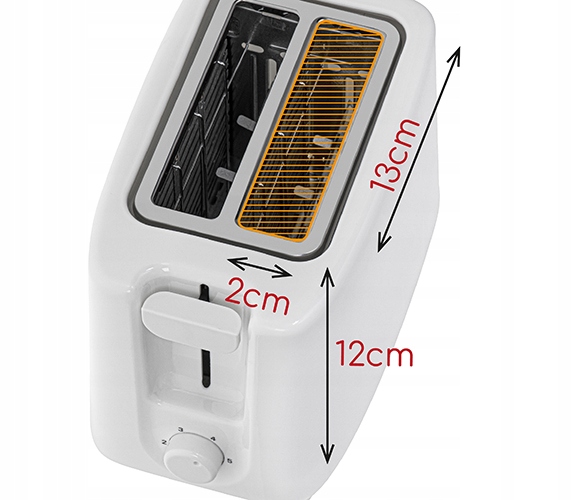 Toster Adler AD3223 biały 900 W