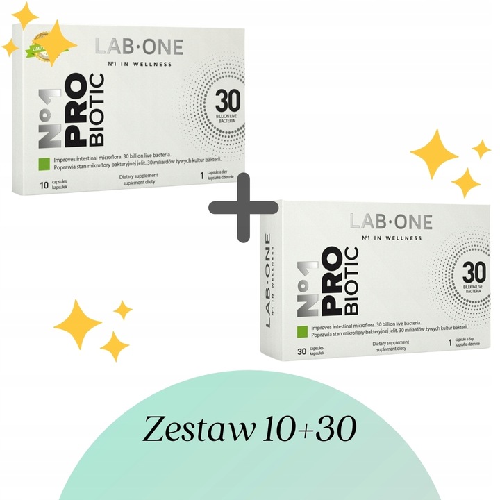 LAB ONE N°1 ProBiotic 30 kapusłek + 10 GRATIS