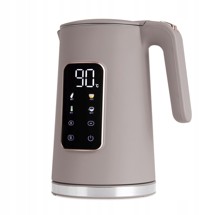 Czajnik elektryczny z regulacją temperatury cyfrowy 1,7 l Taupe Collection
