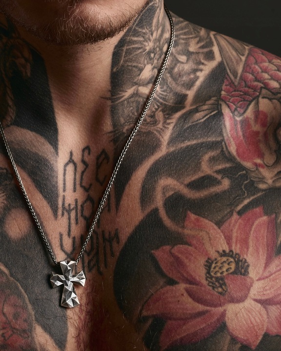 Srebrny łańcuszek - splot SPIGA 55