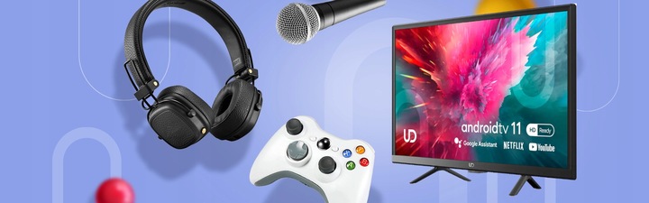 SMART TV 24" TELEWIZOR UD 24W5210S D LED Android 11 DVB-T2 HEVC CHROMECAST