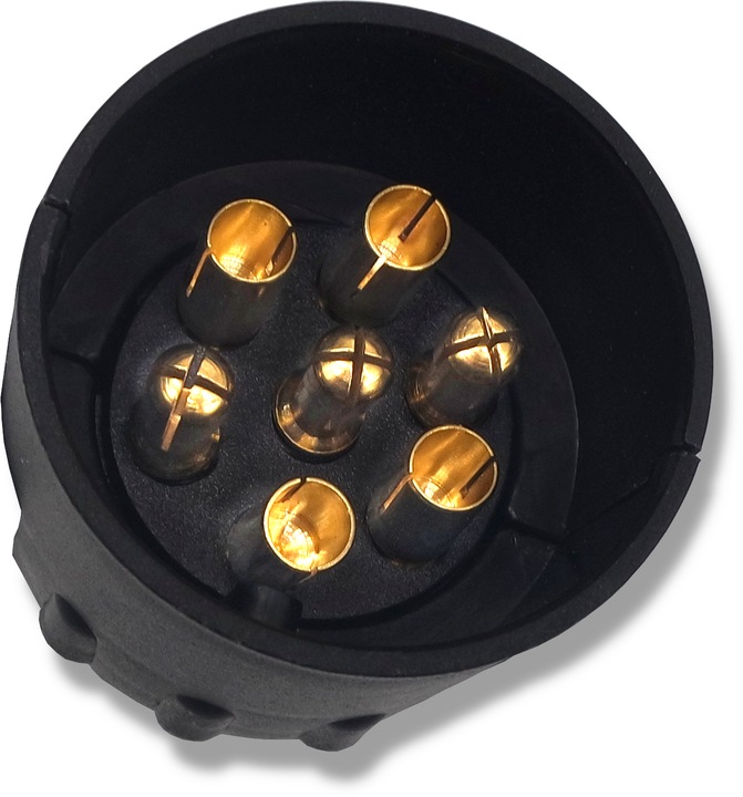 TESTER MIERNIK GNIAZDA WTYCZKI PRZYCZEP 9V 7 13 PINÓW +BATERIA I 2 ADAPTERY