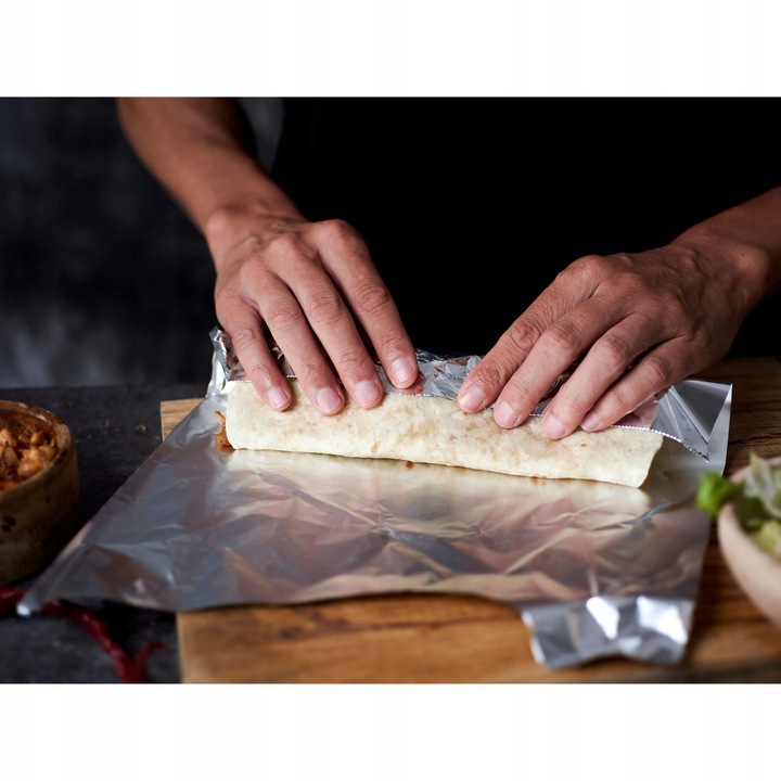 FOLIA ALUMINIOWA PACLAN - 60 m - GASTRONOMICZNA Mocna Gruba 2 sztuki