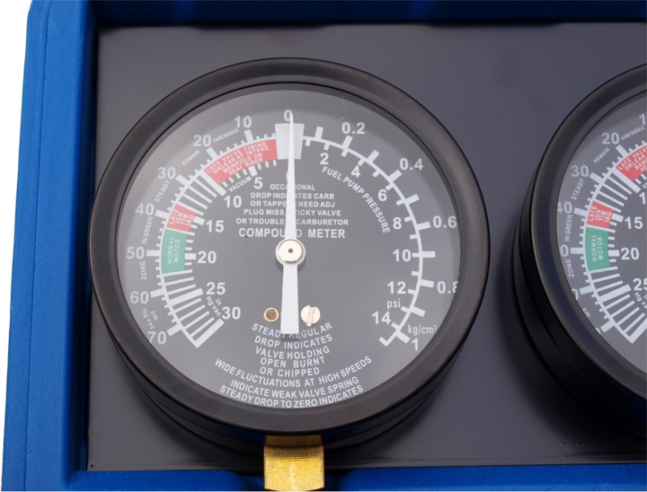 WAKUOMETR DO SYNCHRONIZACJI GAŹNIKÓW – MAX ZESTAW WSKAŹNIKÓW - WAKUOMETRÓW