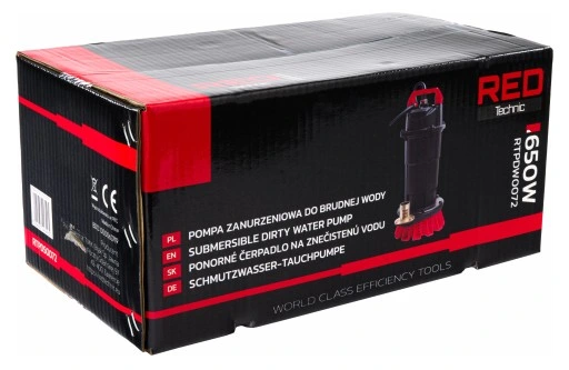 Pompa zatapialna RED TECHNIC 650 W 8000 l/h