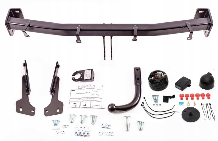 KOMPLETNY HAK HOLOWNICZY+MODUŁ 7 pin+WIĄZKA VW CADDY E20