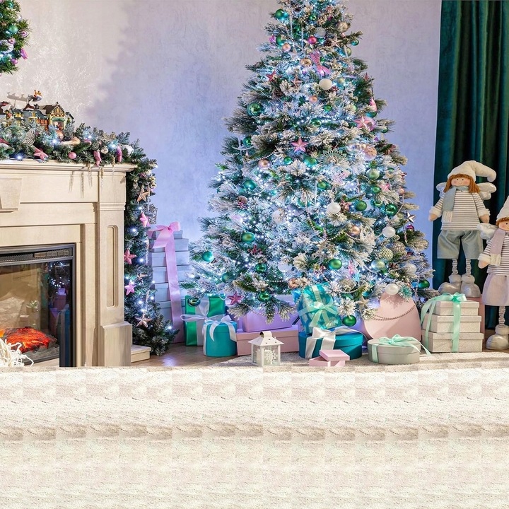 Lampki choinkowe LAMPKI ZEWNĘTRZNE 500 LED na zewnątrz/wewnątrz BIAŁE ZIMNE