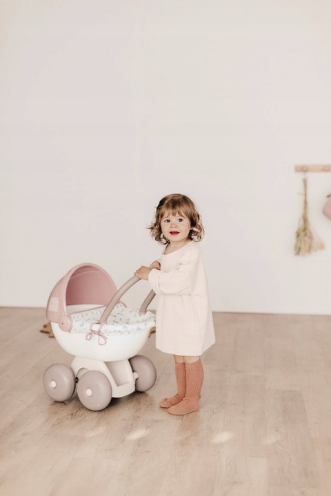 Wózek Dla Lalki Głęboki Baby Z Pokrowcem Smoby