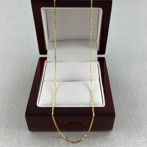 ZŁOTY łańcuszek splot ROLO PR. 585 (14K) długość 45 cm