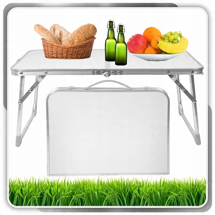 STOLIK TURYSTYCZNY SKŁADANY WALIZKA KEMPINGOWY NA RYBY BIWAK 60X40X25 -S-