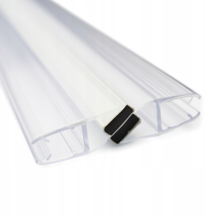 2x USZCZELKA DO KABINY PRYSZNICOWEJ MAGNETYCZNA 45° 90° SZYBA 5 6MM 185CM