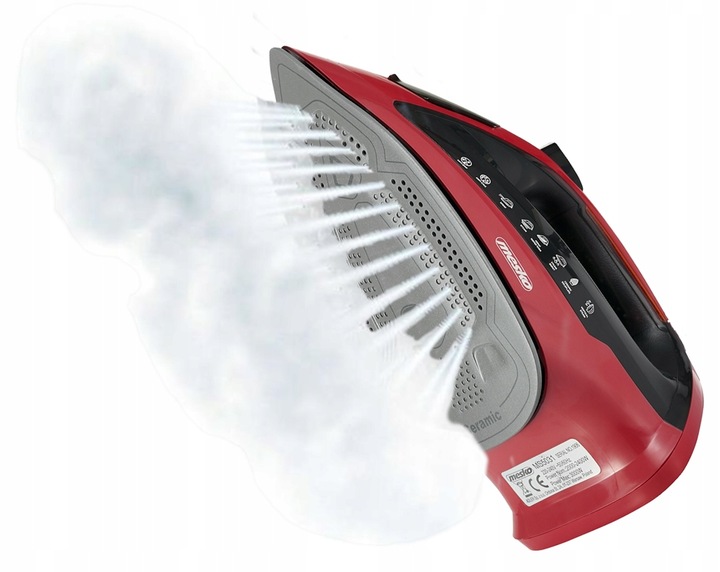 ŻELAZKO PAROWE STOPA CERAMICZNA 3000W 9w1 STRAŻAK