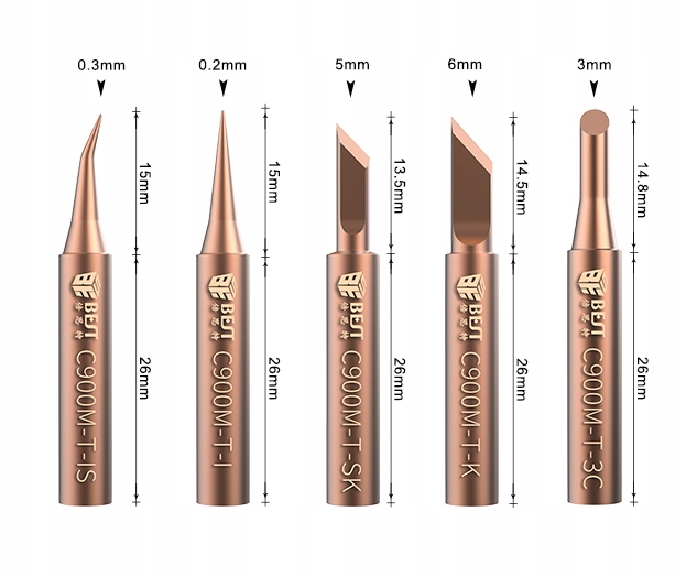 LUTOWNICA PRECYZYJNA KOLBOWA S801B 80W Z REGULACJĄ TEMPERATURY + 9 GROTÓW