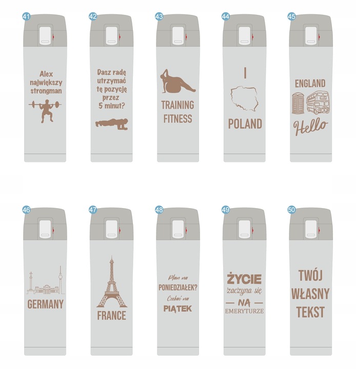 KUBEK TERMICZNY TERMOS NA KAWĘ HERBATĘ DO SAMOCHODU 440 ml PREZENT GRAWER