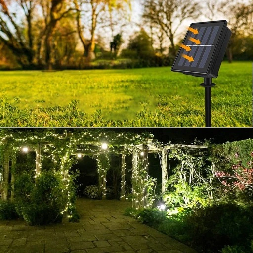 Girlanda Solarna ogrodowa drucik 300LED+ PILOT