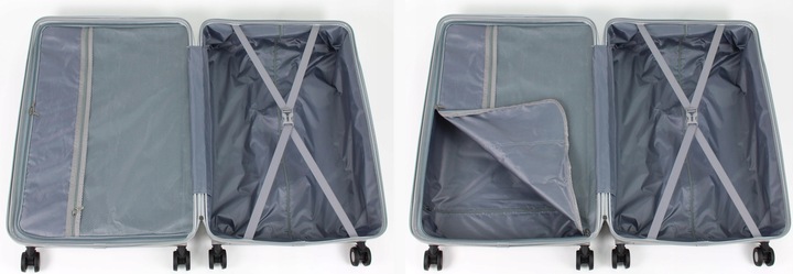 LEKKA WALIZKA PODRÓŻNA PP WYTRZYMAŁA XL MOCNA ŚREDNIA WALIZKA ALUMINIUM