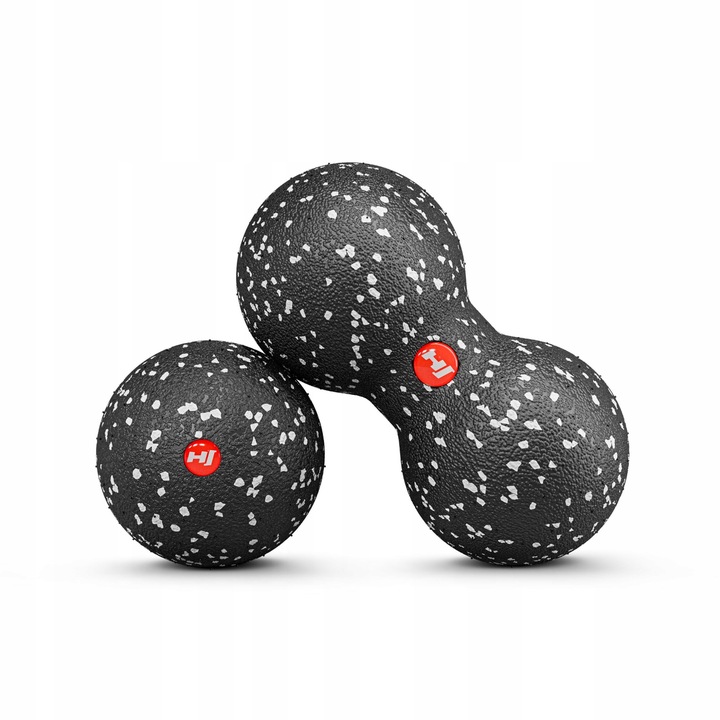 Wałek do masażu zestaw piłka duoball EVA twardy do rozciągania ćwiczeń