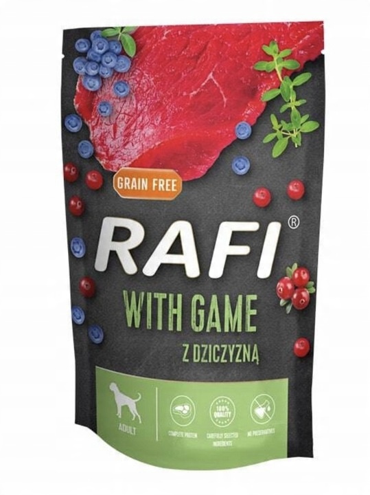 DOLINA NOTECI RAFI MOKRA KARMA DLA PSA MIX 12X500g