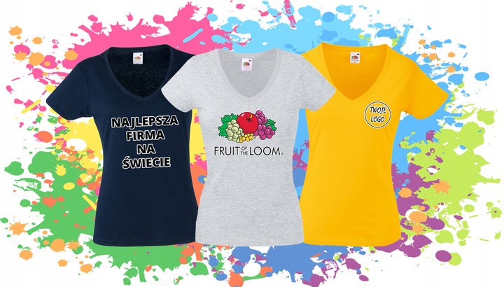 FRUIT - DAMSKA KOSZULKA W SEREK vw black L