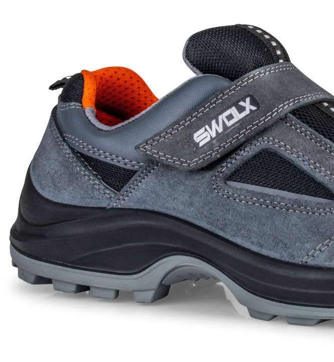 BUTY ROBOCZE PÓŁBUTY LEKKIE PODNOSKIEM BLACHĄ BHP Swolx X12 R. 43+ WKŁADKA