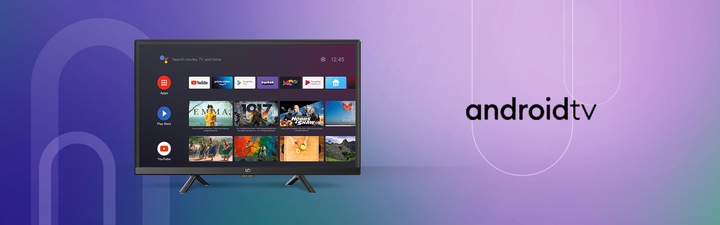 TELEWIZOR UD LCD 24 ANDROID 11 SMART TV DVBT HEVC