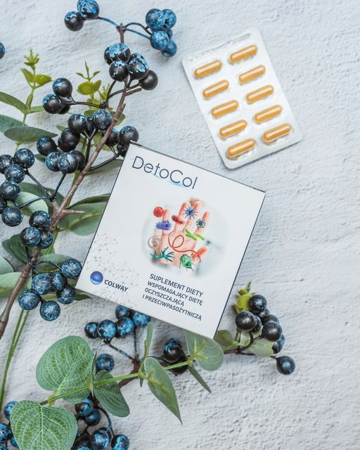 2x DetoCol kapsułki 90 szt. - Suplement diety Colway
