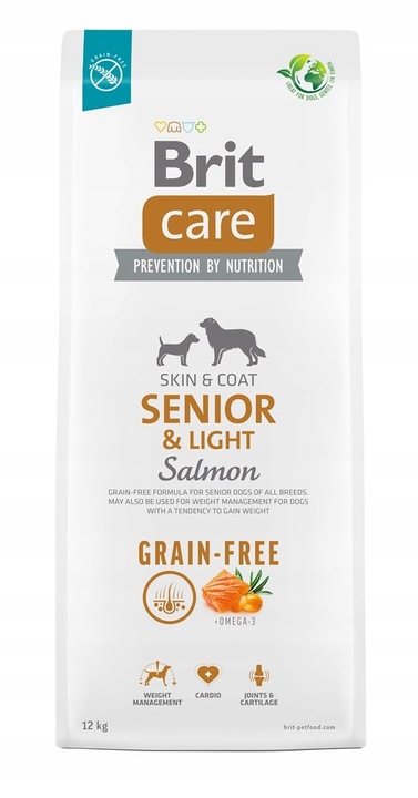 BRIT CARE Senior & Light Salmon 12kg