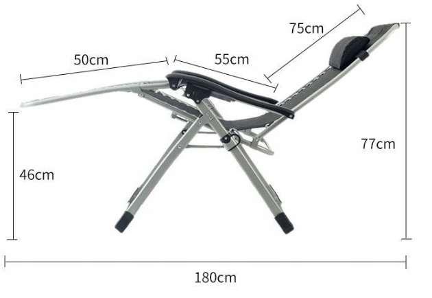 LEŻAK OGRODOWY WZMOCNIONY