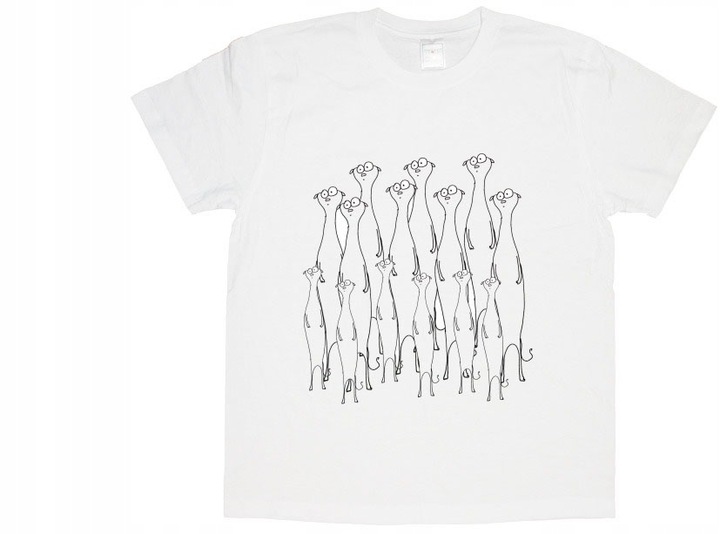 MĘSKA KOSZULKA SURYKATKA SURYKATKI WZORY s1c